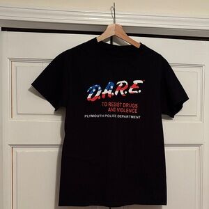 Black D.A.R.E. Graphic T-Shirt